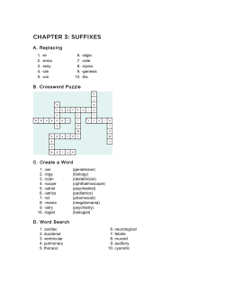 chapter 3: suffixes - The ICD