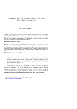 britannia and the imports of baetican and lusitanian amphorae