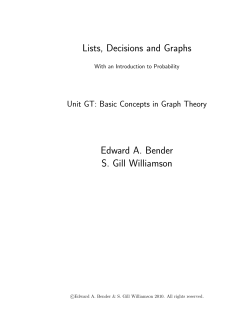 Basic Concepts in Graph Theory - UCSD CSE