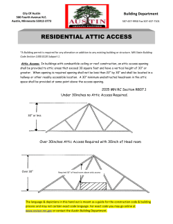 residential attic access