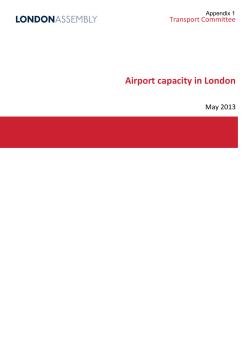 Airport capacity in London