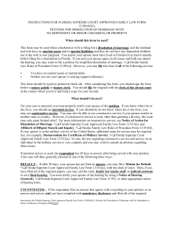 PETITION FOR DISSOLUTION OF MARRIAGE WITH NO DEPEN