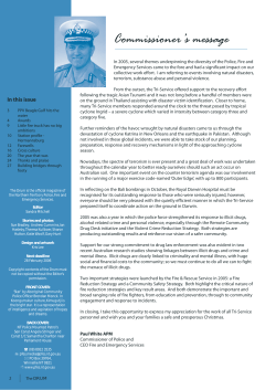 December - Northern Territory Police, Fire and Emergency Services