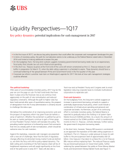 Liquidity Perspectives&mdash;1Q17