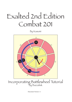 Exalted 2nd Edition Combat 201