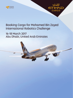 EYC0077 Cargo Booking