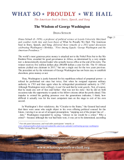 The Wisdom of George Washington