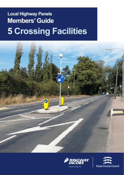 Local Highway Panels Members Guide Crossing