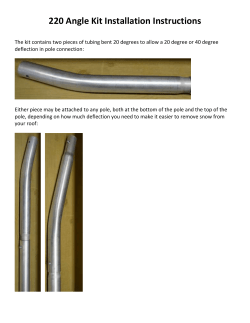 220 Angle Kit Installation Instructions