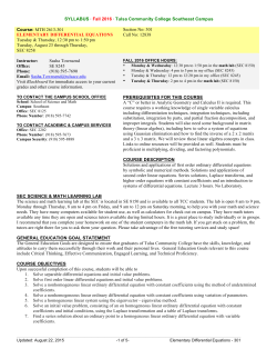 MATH 2613 pdf - Tulsa Community College