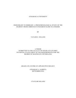 From belief to disbelief: A phenomenological study of the journey