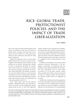 Global Trade, Protectionist Policies, and the Impact of Trade