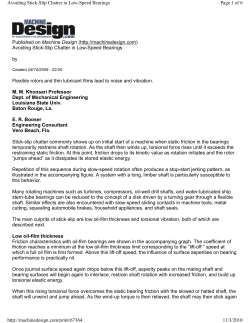 Published on Machine Design (http://machinedesign.com) Avoiding