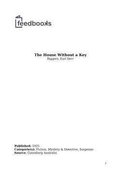 The House Without a Key