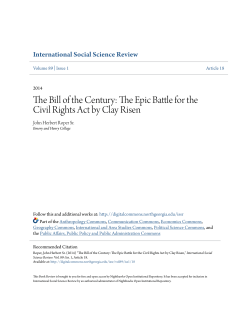 The Bill of the Century: The Epic Battle for the Civil Rights Act by