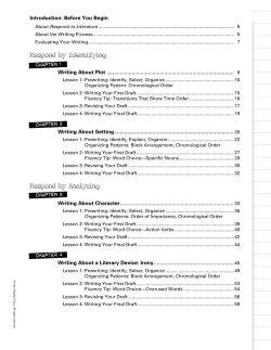 Respond by Identifying Respond by Analyzing