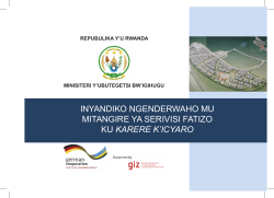 INYANDIKO NGENDERWAHO MU MITANGIRE YA