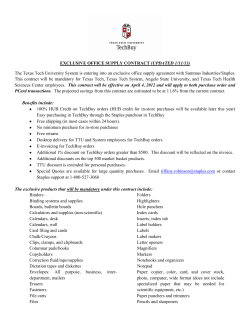 EXCLUSIVE OFFICE SUPPLY CONTRACT