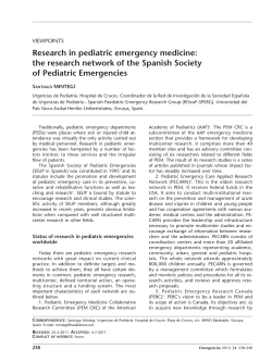 the research network of the Spanish Society of