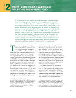 Stress in Bank Funding Markets