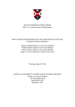 Gareth Campbell, William Quinn, John D. Turner and Qing Ye