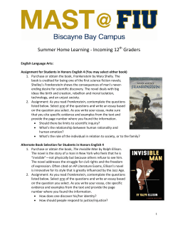 Summer Home Learning - Incoming 12th Graders