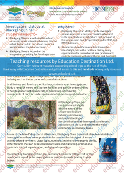 Investigate and study at Blackgang Chine! Why here? What can you