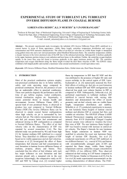 experimental study of turbulent lpg turbulent inverse diffusion flame