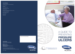 Useful Websites Invacare Authorised Dealer www.thinkpressurecare