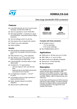 HDMIULC6-2x6 - STMicroelectronics