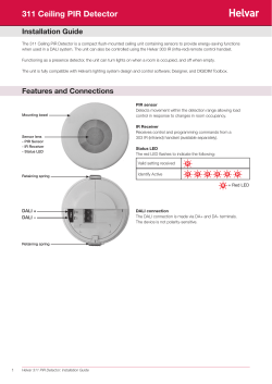 311 Ceiling PIR Detector