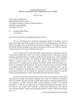 letter - Center for Biological Diversity