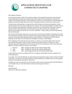 appalachian mountain club connecticut chapter