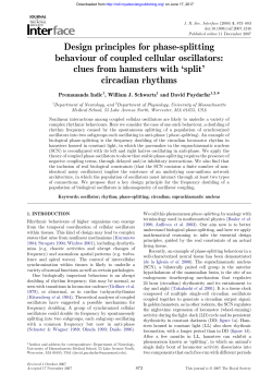 Design principles for phase-splitting behaviour of coupled cellular