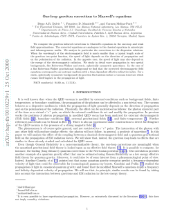 One-loop graviton corrections to Maxwell`s equations