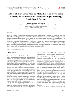 Effect of Heat Extraction by Metal Lines and Two Sided Cooling on
