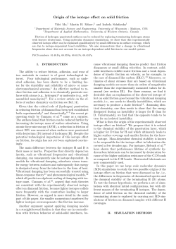 Origin of the isotope effect on solid friction