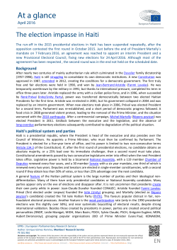 Briefing European Parliamentary Research Service