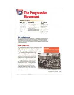 Black Self-Reliance - GW High School Social Studies