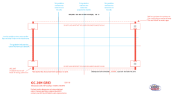 This guideline indicates the center line opposite the handle. This