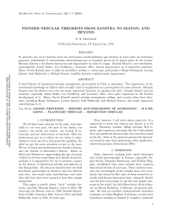 pioneer nebular theorists from zanstra to seaton: and beyond