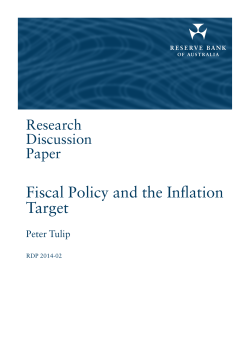 Fiscal Policy and the Inflation Target