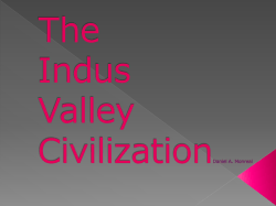 The Indus Valley Civilization