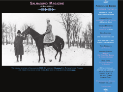 Patrick Leigh Fermor: A Special Feature