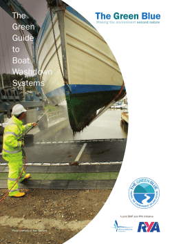 Green Guide to Boat Washdown