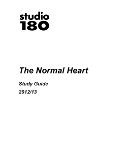 THE NORMAL HEART (2012) Study Guide
