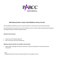 S/M Literary Text Set