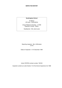 Ofsted Inspection full