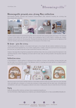 Bloomingville presents new strong Mini collection