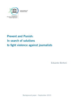 Prevent and Punish: In search of solutions to fight violence